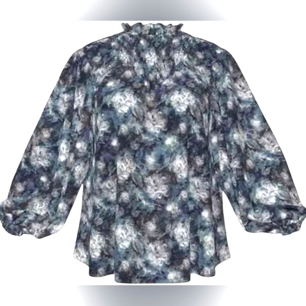 Floral Smock Blouse